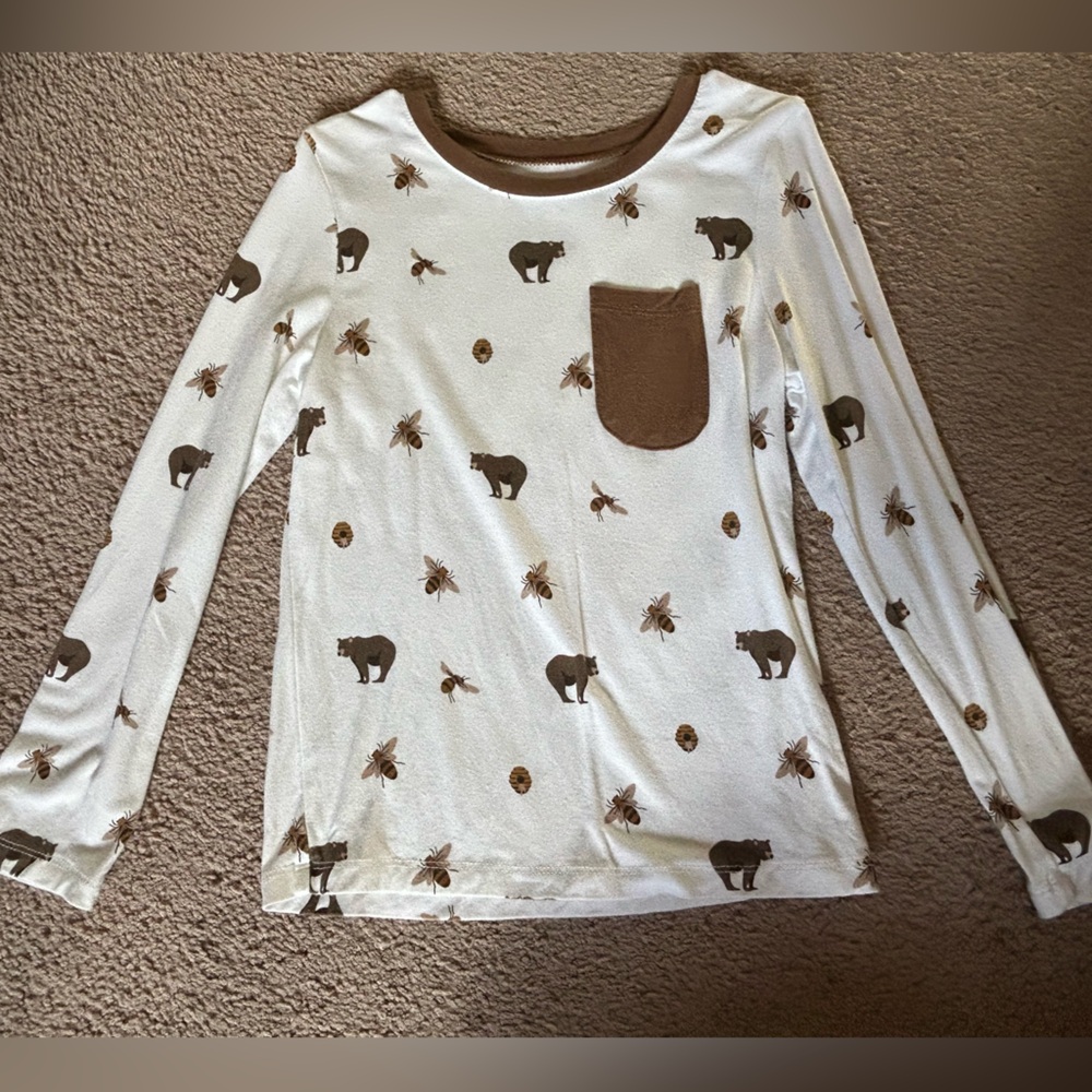 Kyte baby long sleeve in honey bear